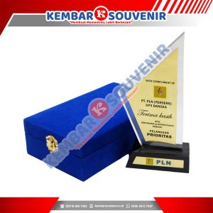 Contoh Trophy Akrilik PT BANK RAKYAT INDONESIA AGRONIAGA Tbk